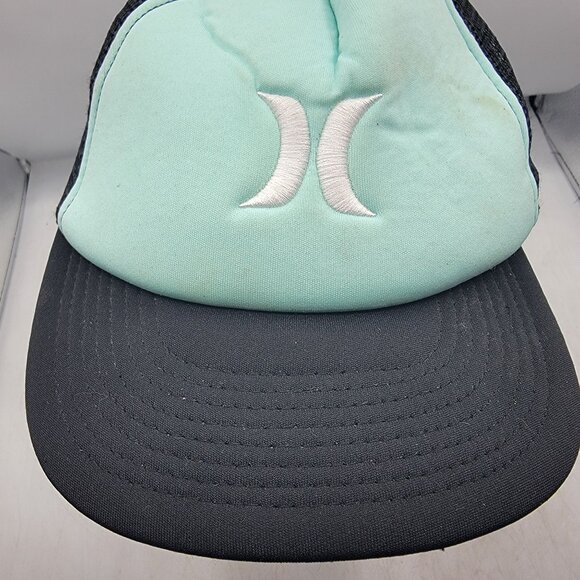 Hurley Youth Blue Black Trucker Hat Cap Adjustable Casual Outdoors Comfort - Picture 9 of 9